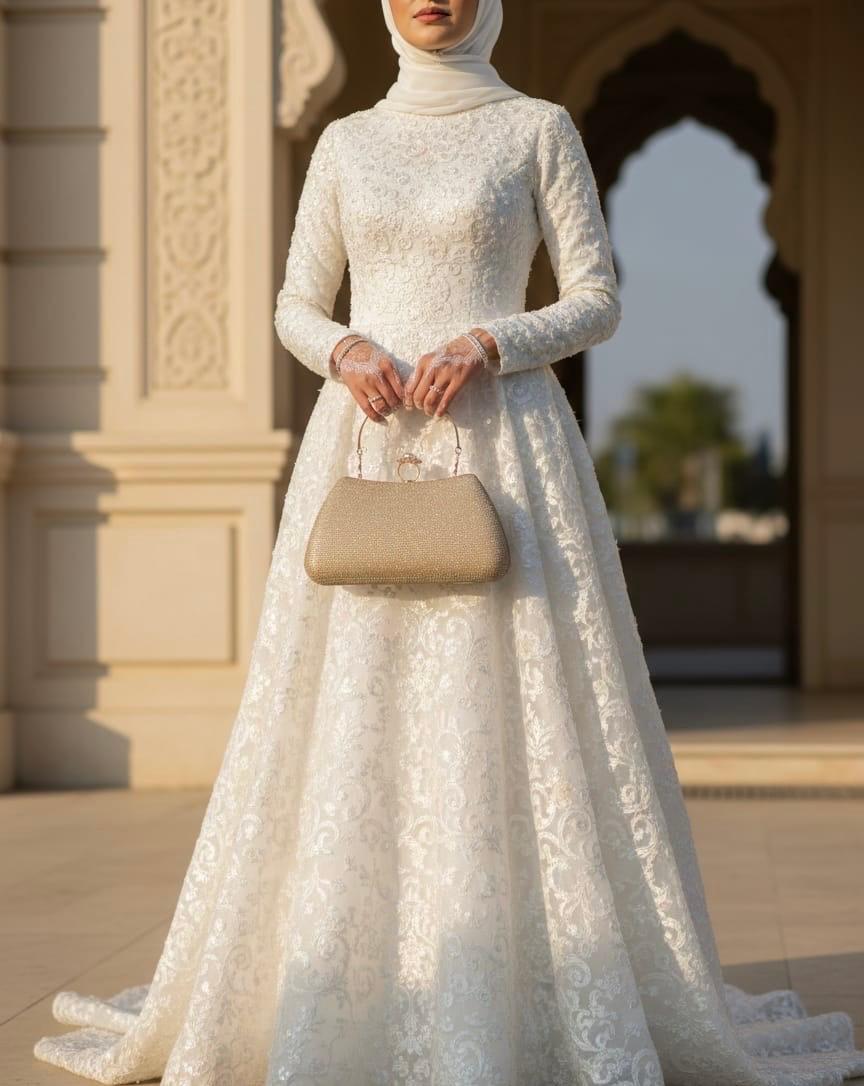 Gold Metallic Woven Raffia Clutch