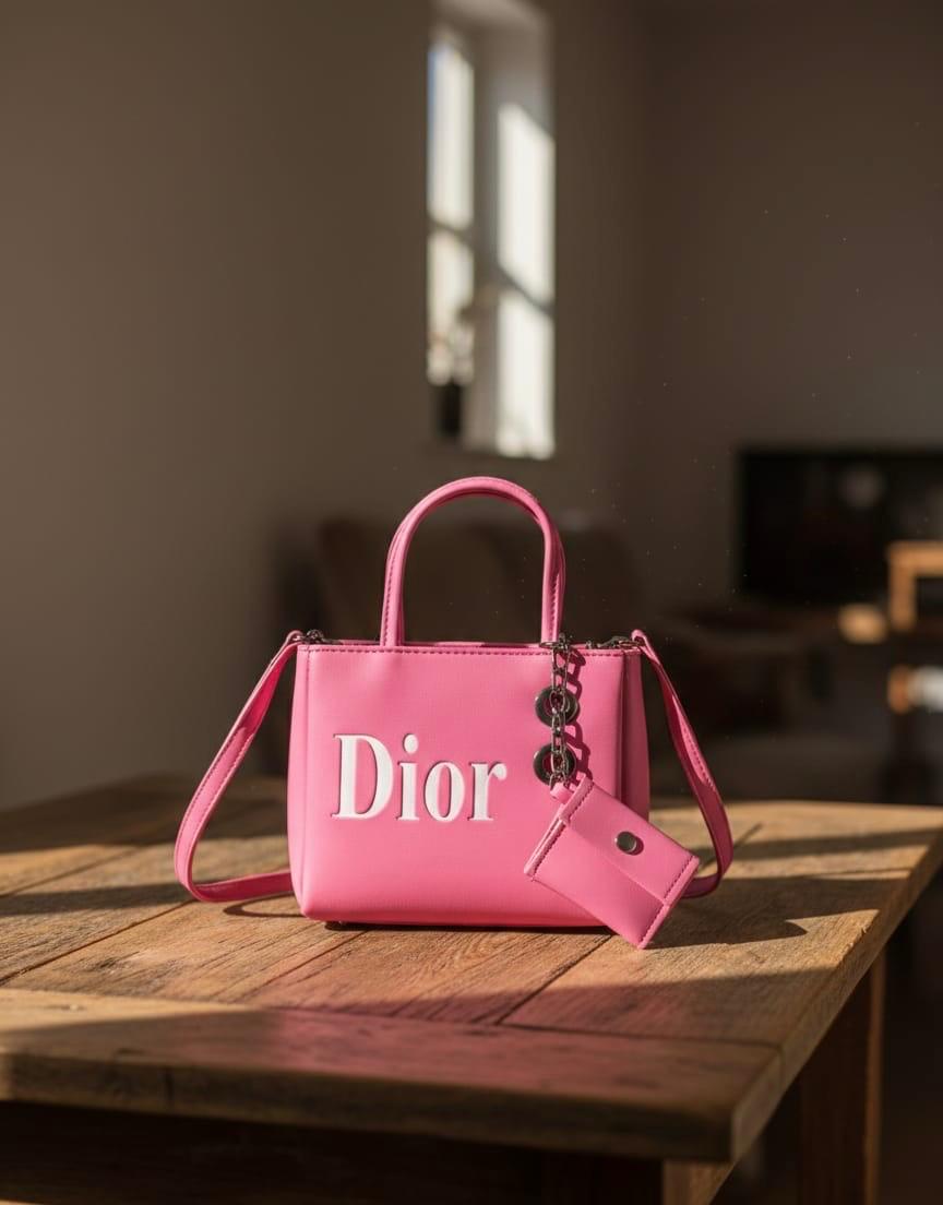 Dior Soft Shopping leather handbag - Pink