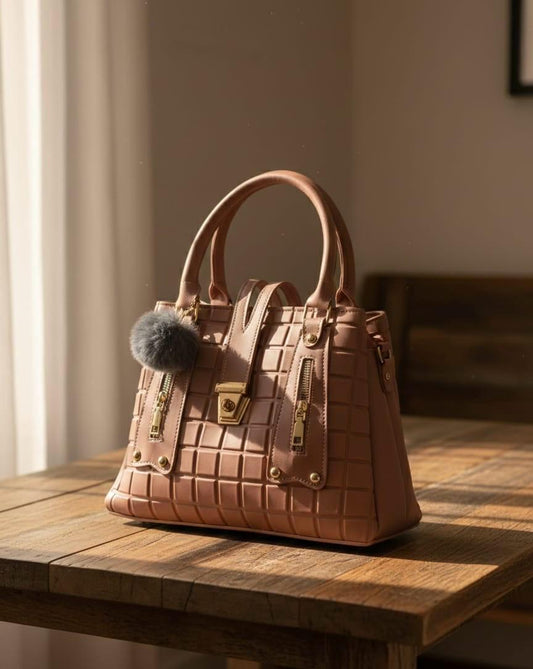 Tote Bag Purse - Peach