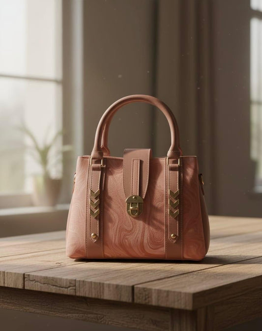 Luce Bella Womens Handbag - Dusty Pink
